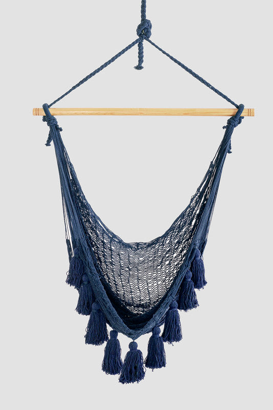 deluxe-extra-large-mexican-hammock-chair-in-outdoor-cotton-colour-blue www.mallsonline.com.au