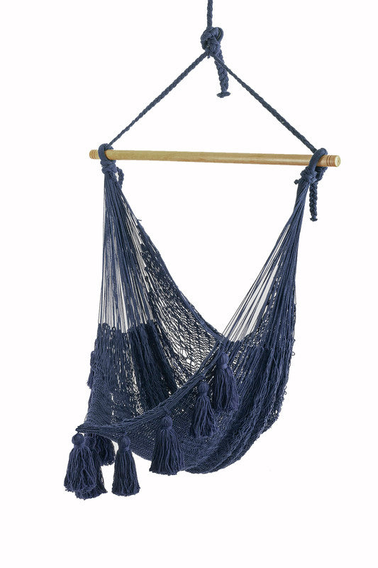 deluxe-extra-large-mexican-hammock-chair-in-outdoor-cotton-colour-blue www.mallsonline.com.au