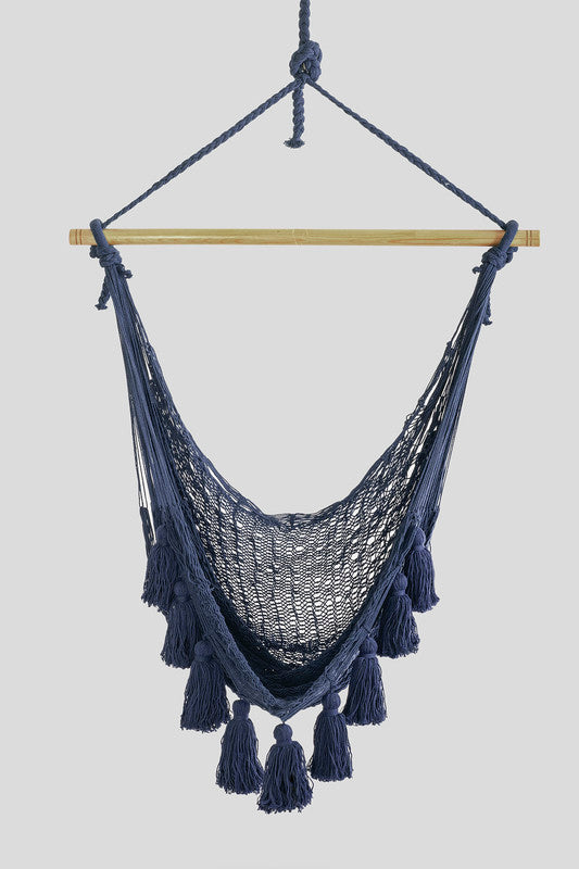 deluxe-extra-large-mexican-hammock-chair-in-outdoor-cotton-colour-blue www.mallsonline.com.au