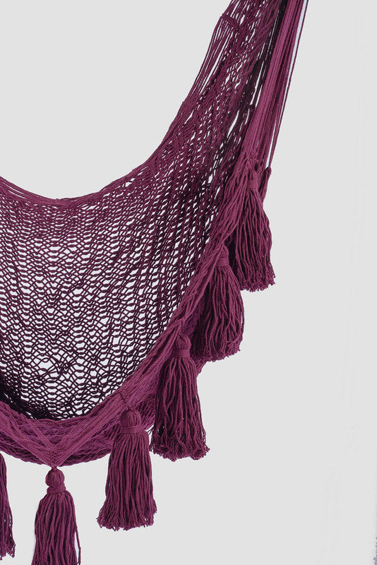 deluxe-extra-large-mexican-hammock-chair-in-outdoor-cotton-colour-maroon www.mallsonline.com.au