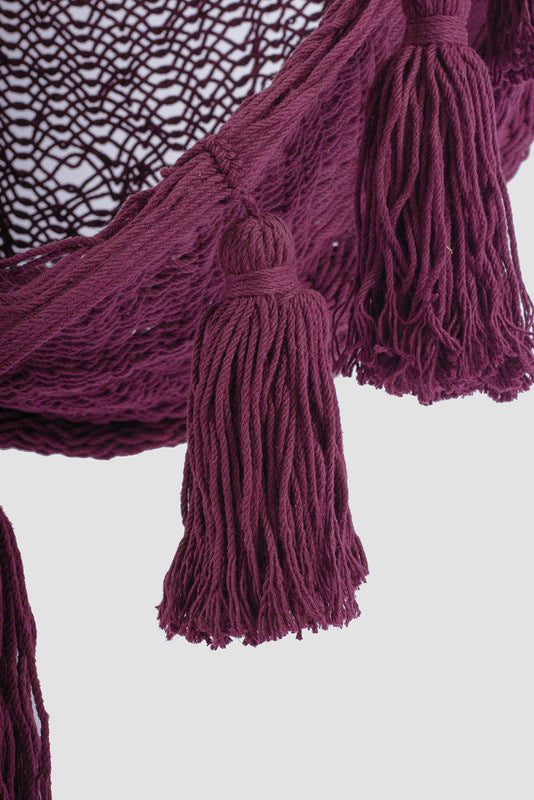 deluxe-extra-large-mexican-hammock-chair-in-outdoor-cotton-colour-maroon www.mallsonline.com.au