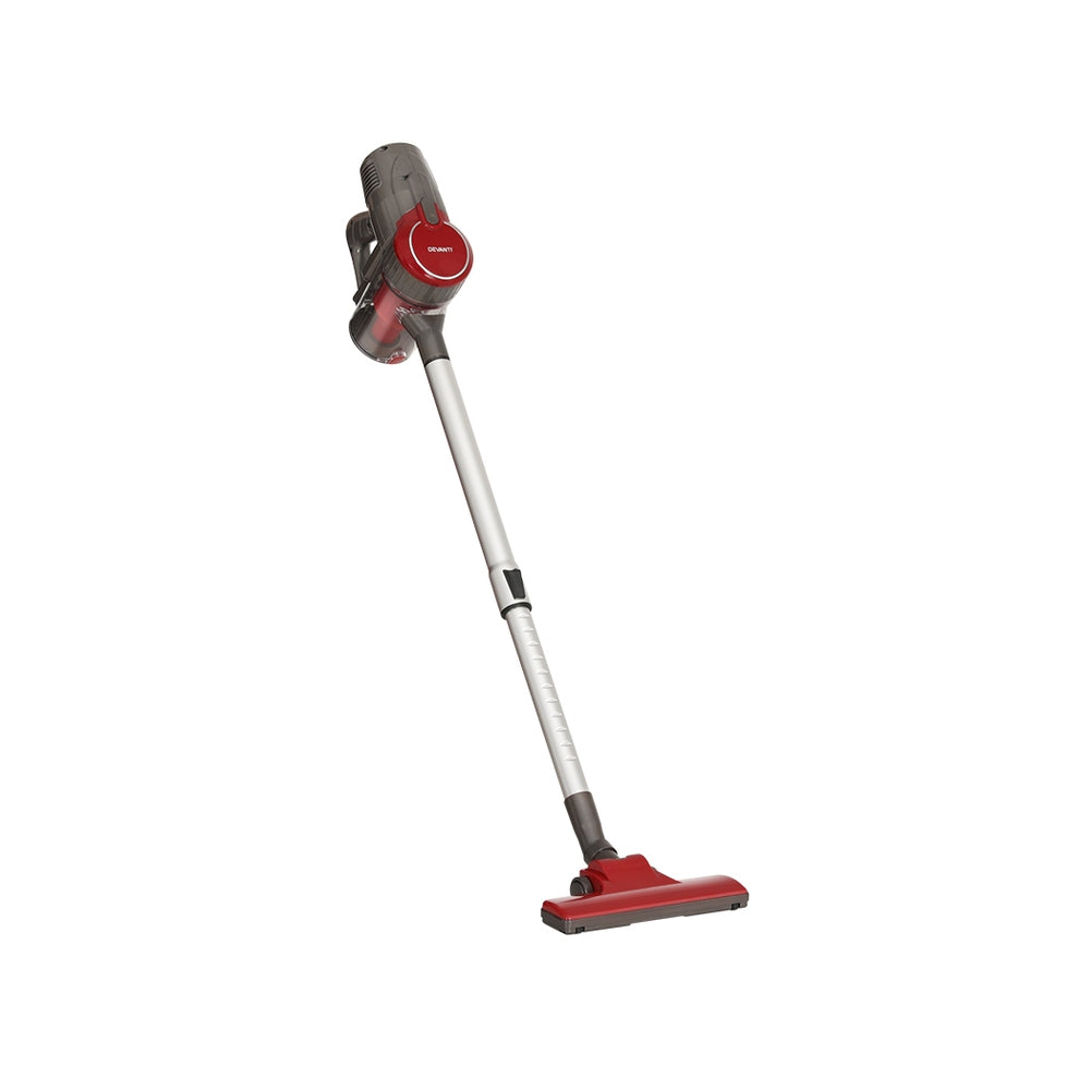 devanti-stick-vacuum-cleaner-bagless-corded-500w-red www.mallsonline.com.au