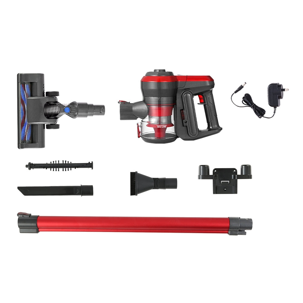 devanti-stick-vacuum-cleaner-brushless-cordless-250w-red www.mallsonline.com.au
