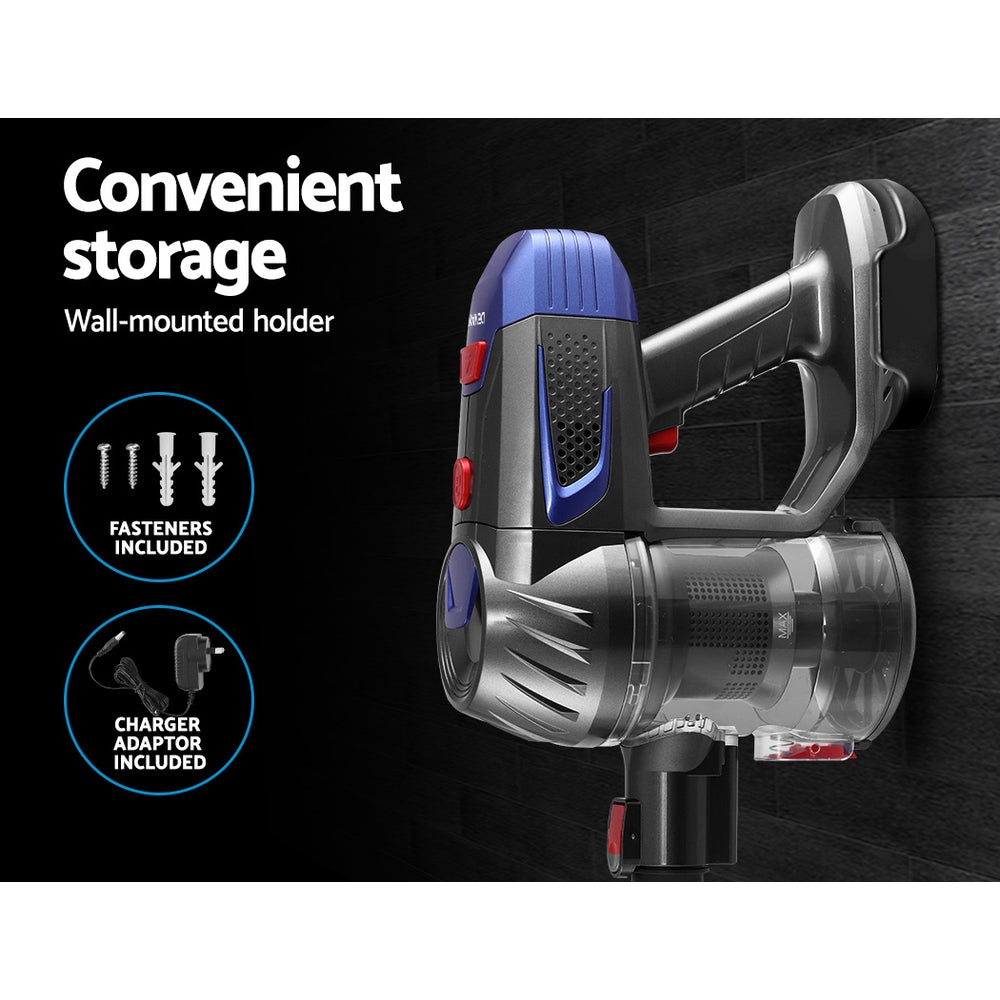 devanti-handheld-vacuum-cleaner-cordless-stick-handstick-vac-bagless-2-speed-headlight-red at www.mallsonline.com.au