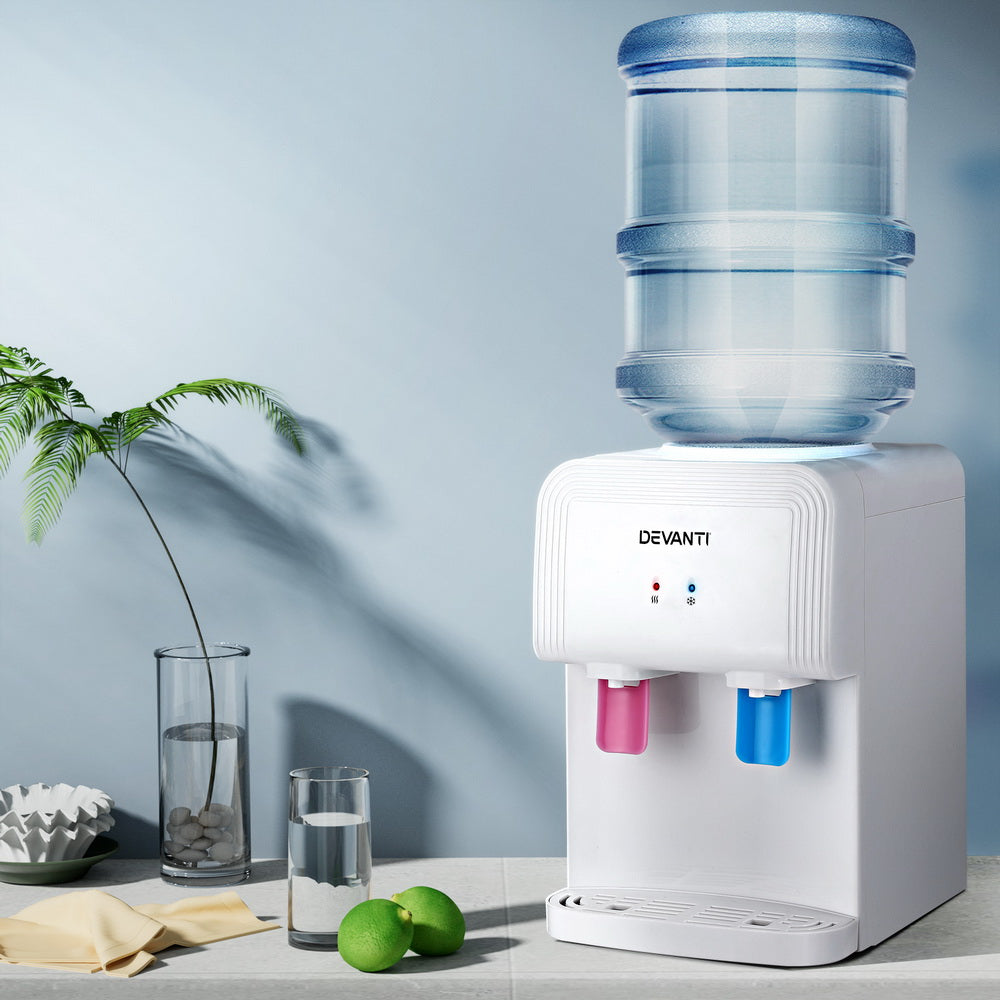devanti-water-cooler-dispenser-bench-top-white www.mallsonline.com.au