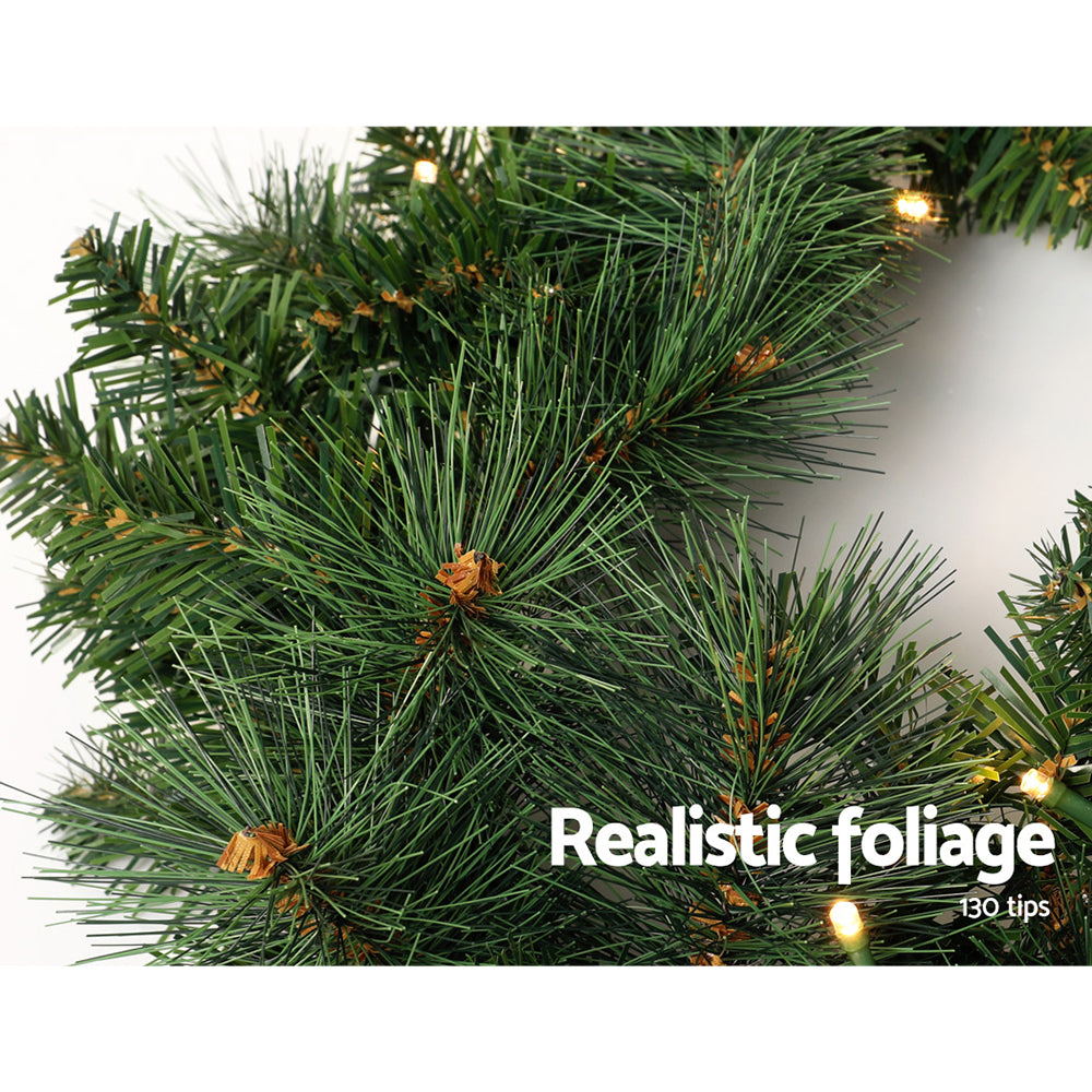 jingle-jollys-1-8m-christmas-garland-with-led-lights-party-xmas-decorations www.mallsonline.com.au