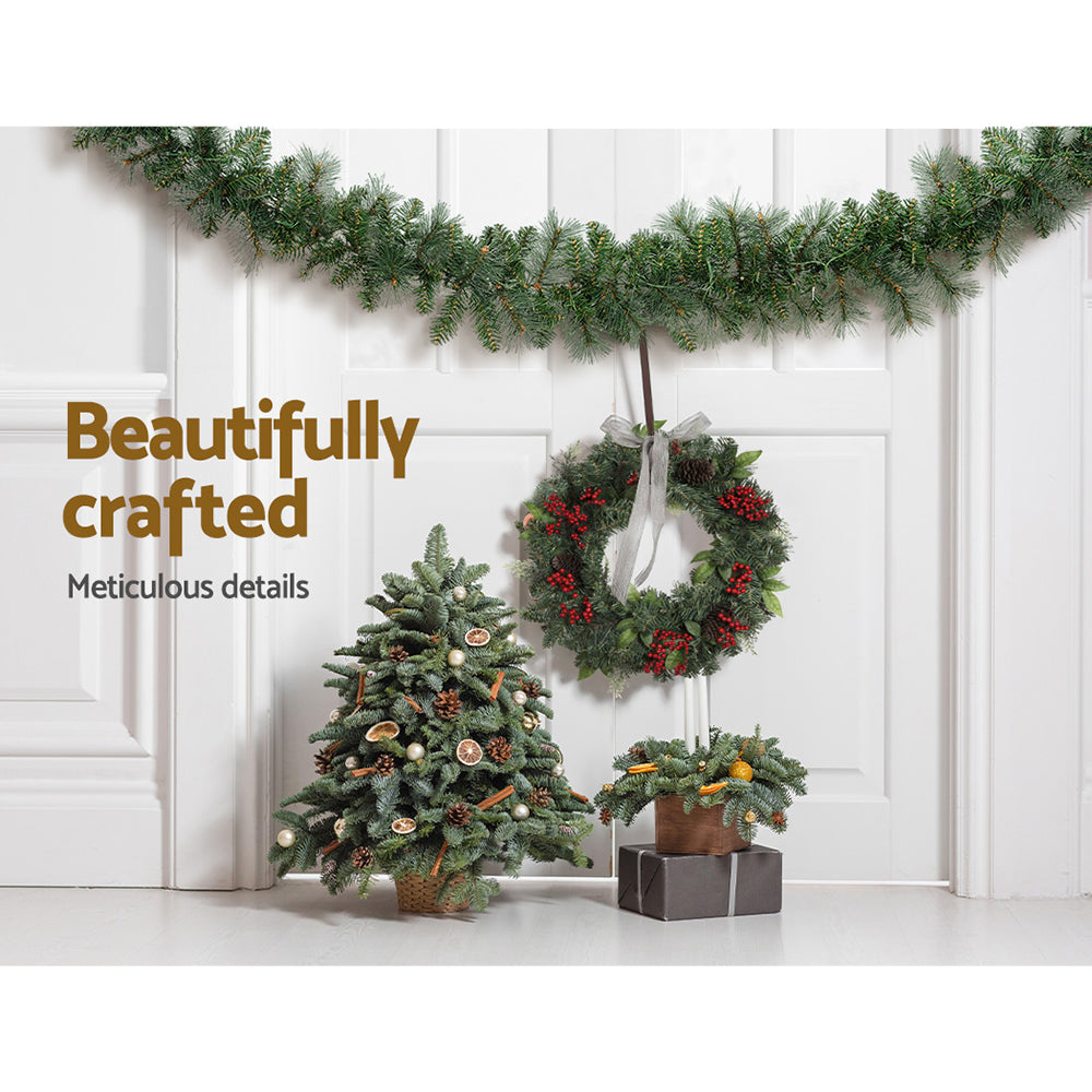 jingle-jollys-1-8m-christmas-garland-with-led-lights-party-xmas-decorations www.mallsonline.com.au
