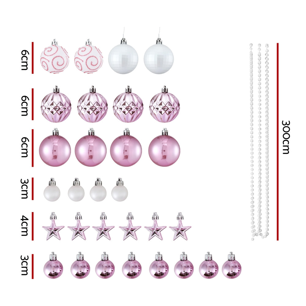 jingle-jollys-33pcs-christmas-tree-decorations-set-baubles-ornaments-party-pink