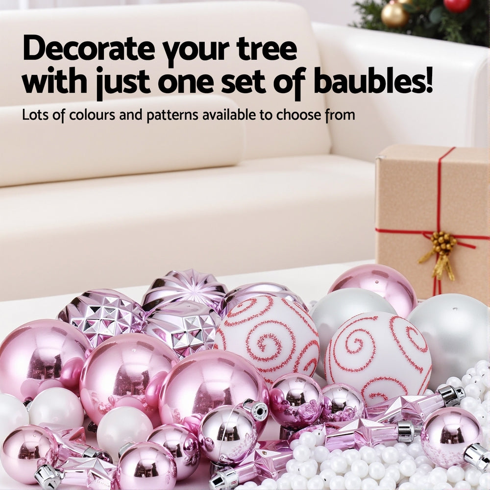 jingle-jollys-33pcs-christmas-tree-decorations-set-baubles-ornaments-party-pink