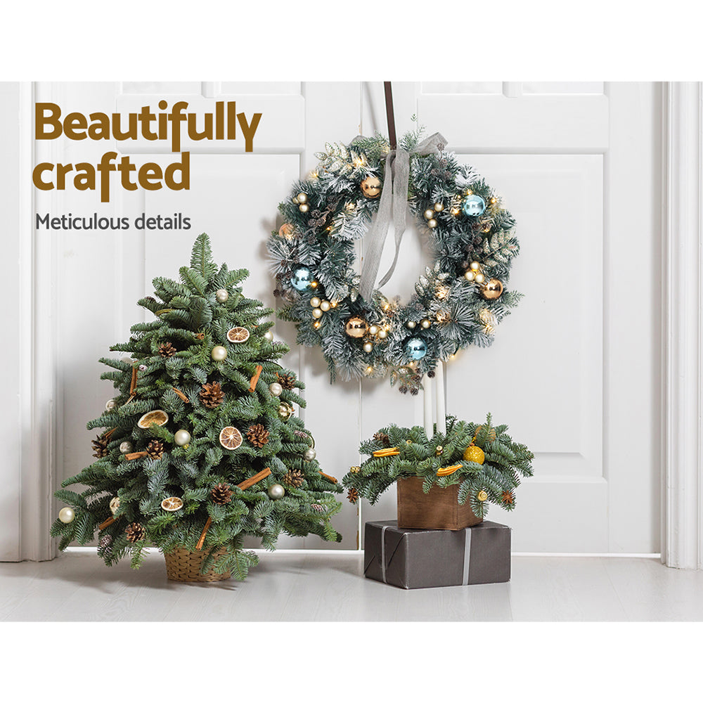 jingle-jollys-60cm-christmas-wreath-with-led-lights-snowy-garland-xmas-decor www.mallsonline.com.au