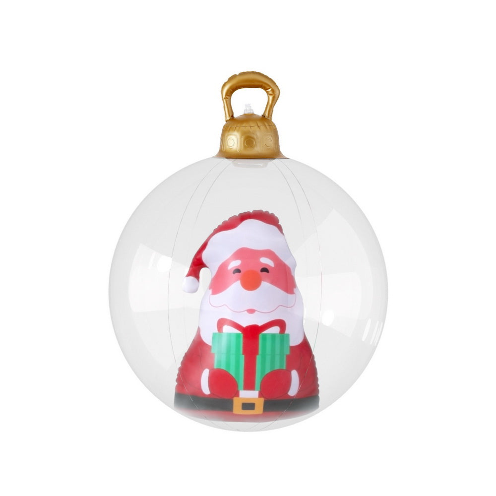 jingle-jollys-christmas-inflatable-ball-60cm-santa-decoration-giant-bauble-clear www.mallsonline.com.au