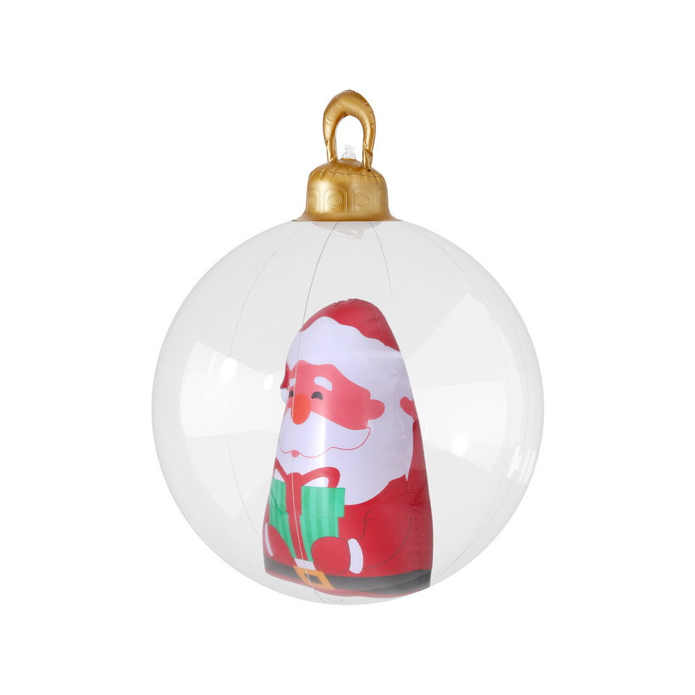 jingle-jollys-christmas-inflatable-ball-60cm-santa-decoration-giant-bauble-clear www.mallsonline.com.au