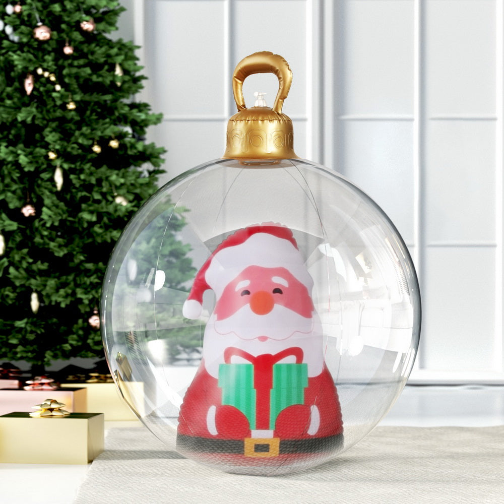 jingle-jollys-christmas-inflatable-ball-60cm-santa-decoration-giant-bauble-clear www.mallsonline.com.au