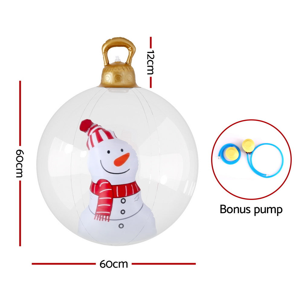 jingle-jollys-christmas-inflatable-ball-60cm-snowman-decoration-giant-bauble www.mallsonline.com.au