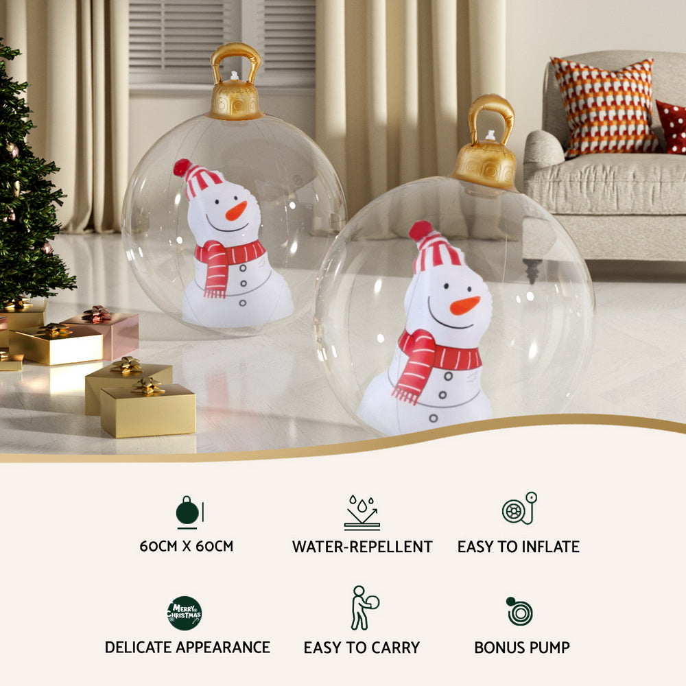 jingle-jollys-christmas-inflatable-ball-60cm-snowman-decoration-giant-bauble www.mallsonline.com.au