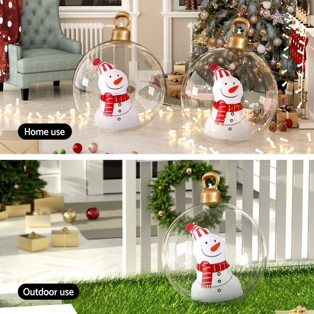 jingle-jollys-christmas-inflatable-ball-60cm-snowman-decoration-giant-bauble www.mallsonline.com.au