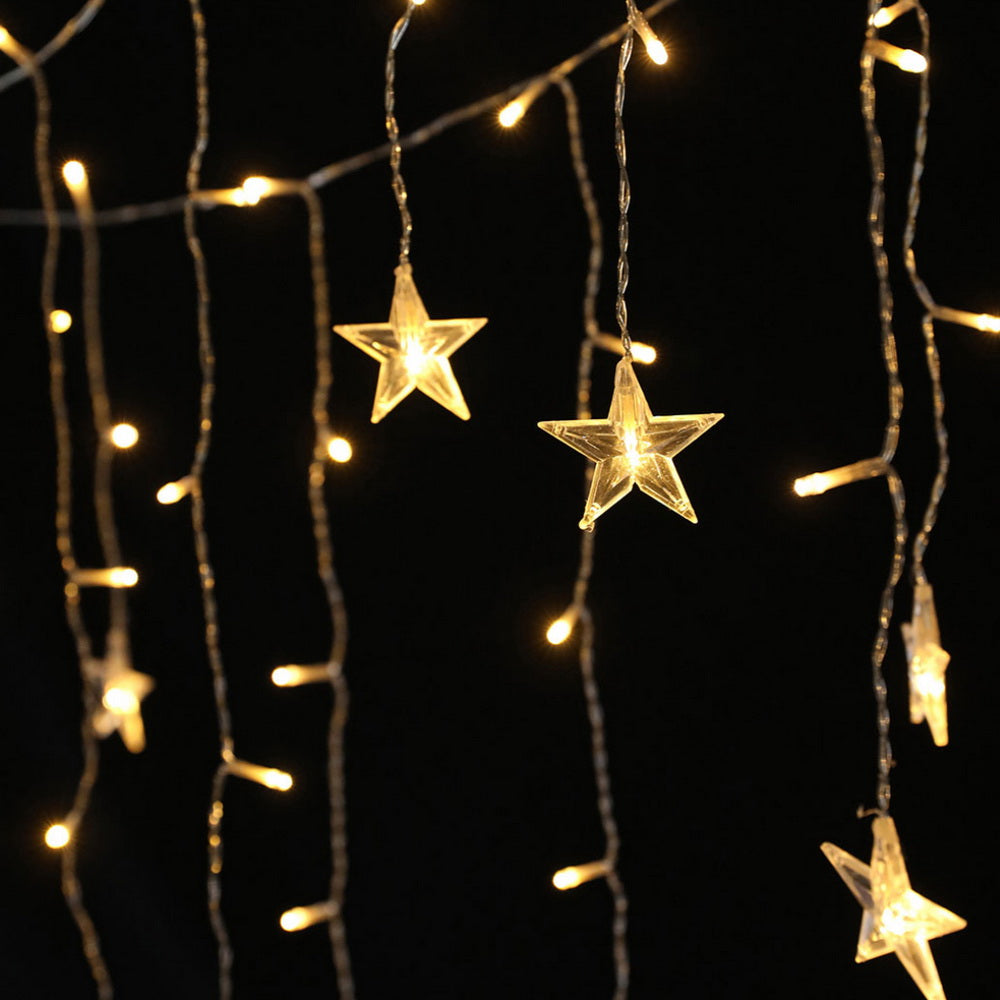 jingle-jollys-6m-christmas-icicle-lights-string-light-160-led-solar-powered-warm www.mallsonline.com.au