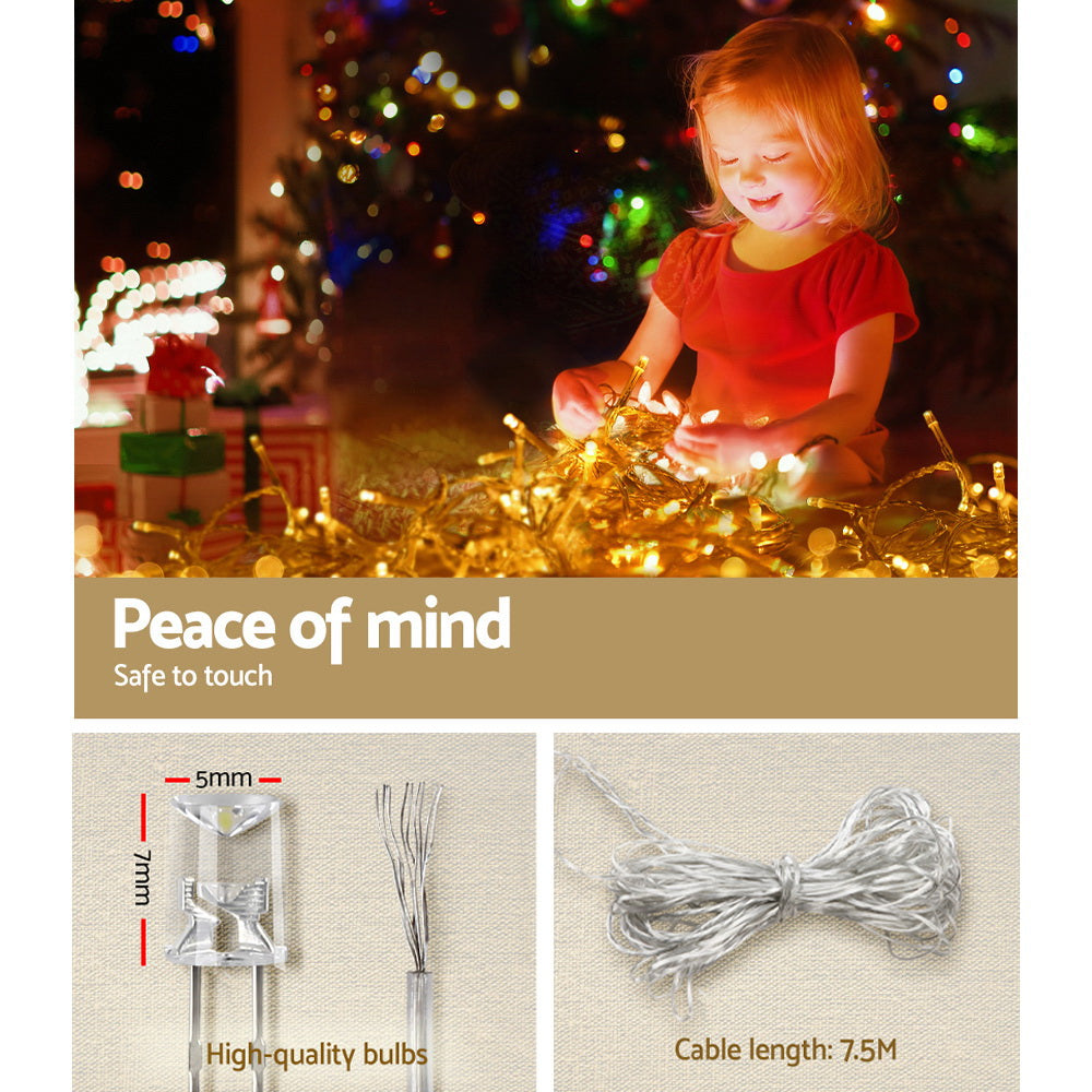 jingle-jollys-12-5m-solar-christmas-lights-icicle-string-light-warm-white www.mallsonline.com.au