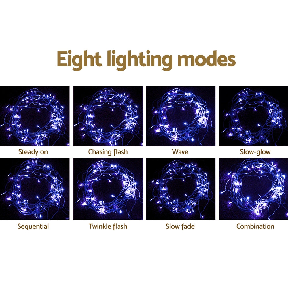 jingle-jollys-20m-christmas-lights-icicle-light-800-led-blue-white-decor www.mallsonline.com.au