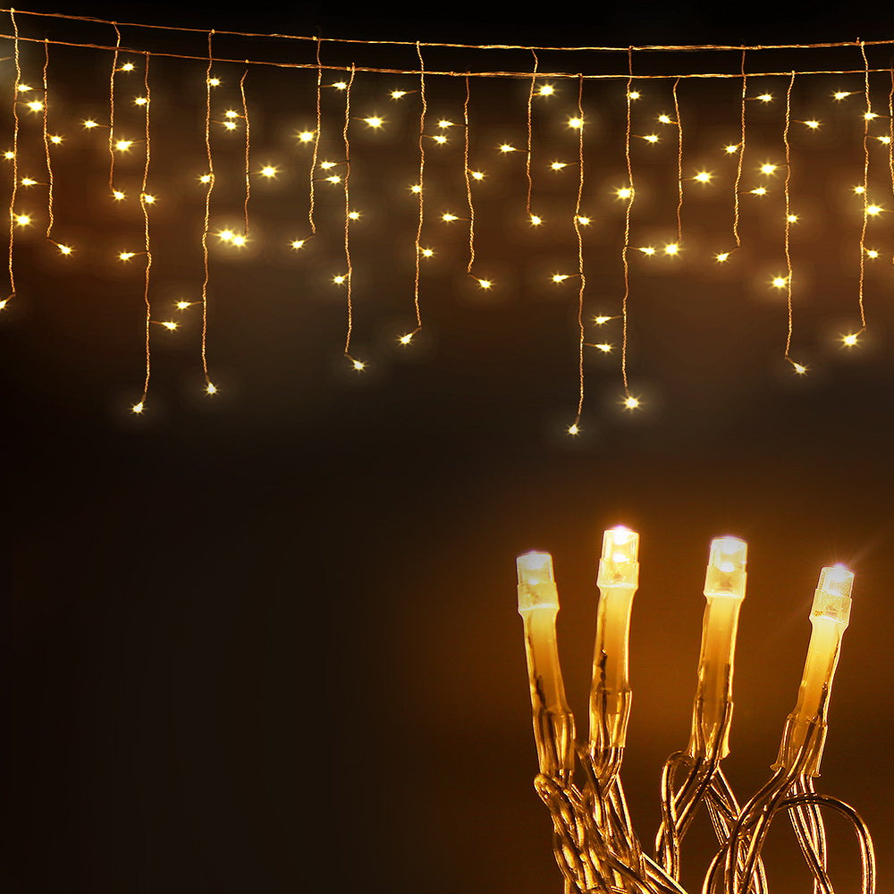 jingle-jollys-20m-christmas-lights-icicle-light-800-led-warm-white-decor www.mallsonline.com.au
