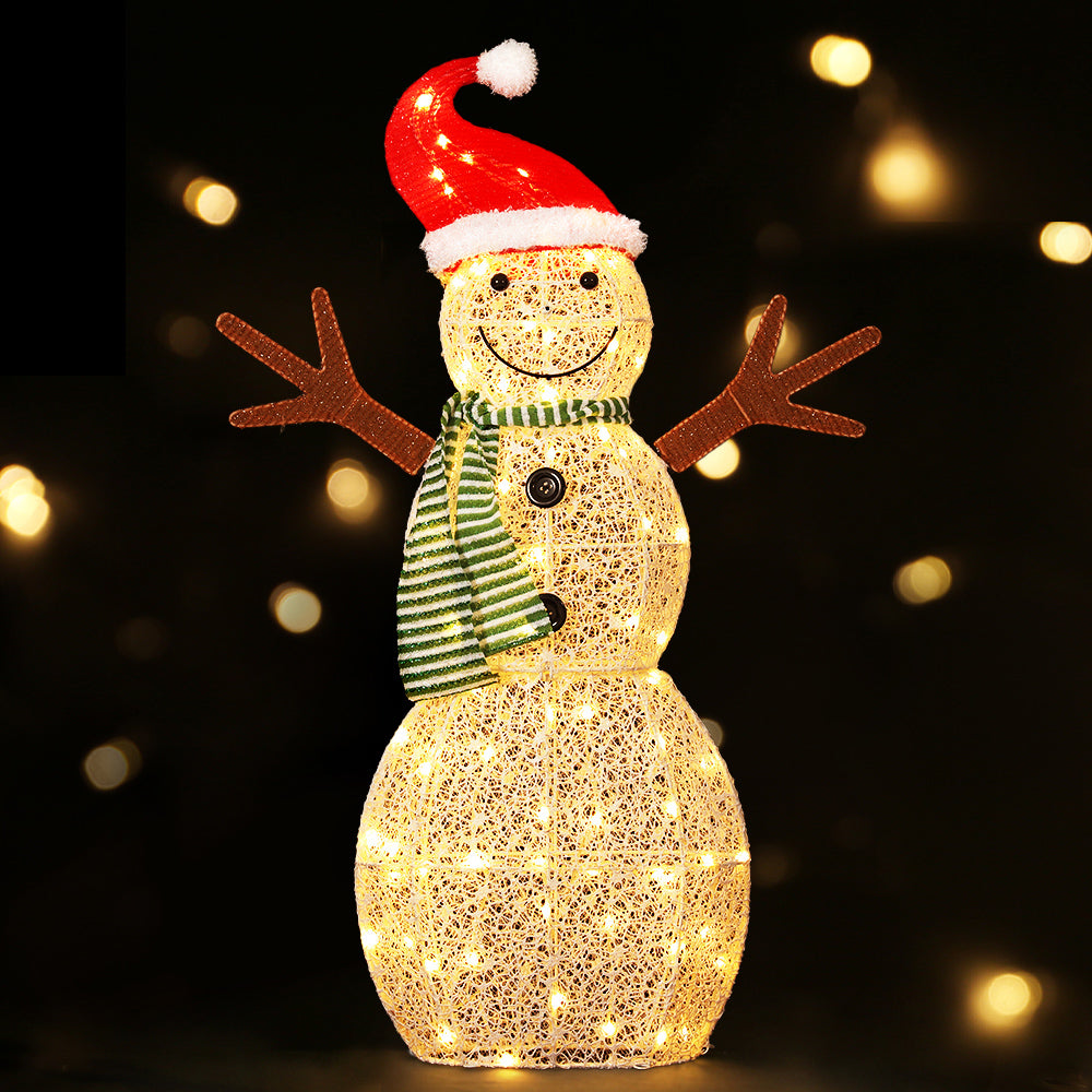 jingle-jollys-christmas-lights-97cm-snowman-80-led-decorations www.mallsonline.com.au