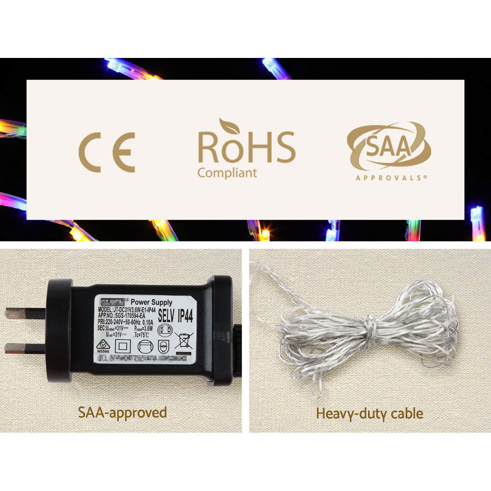 jingle-jollys-christmas-lights-50cm-spin-128-led-decorations www.mallsonline.com.au