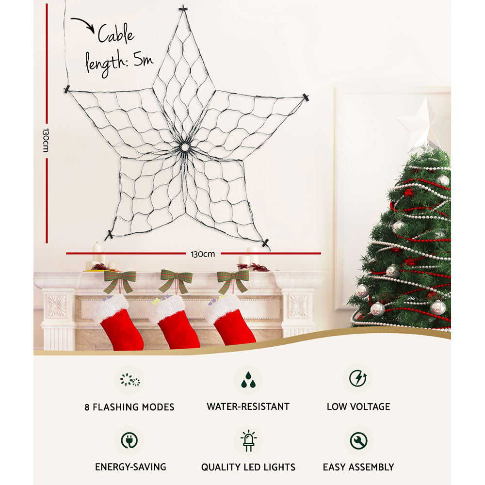 jingle-jollys-christmas-lights-130cm-snow-130-led-decorations www.mallsonline.com.au