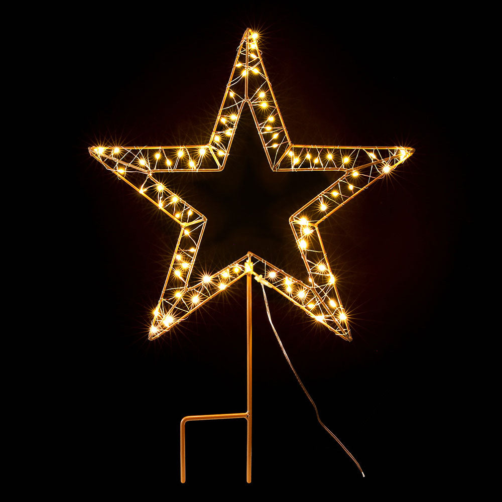 jingle-jollys-christmas-lights-100-led-fairy-light-ground-star-garden-decoration www.mallsonline.com.au