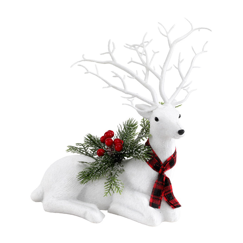 jingle-jollys-christmas-reindeer-32cm-glitter-deer-ornaments-party-decorations www.mallsonline.com.au