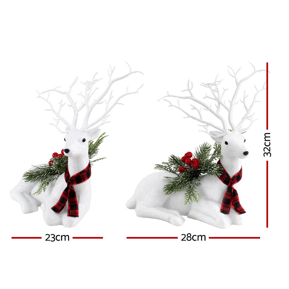 jingle-jollys-christmas-reindeer-32cm-glitter-deer-ornaments-party-decorations www.mallsonline.com.au