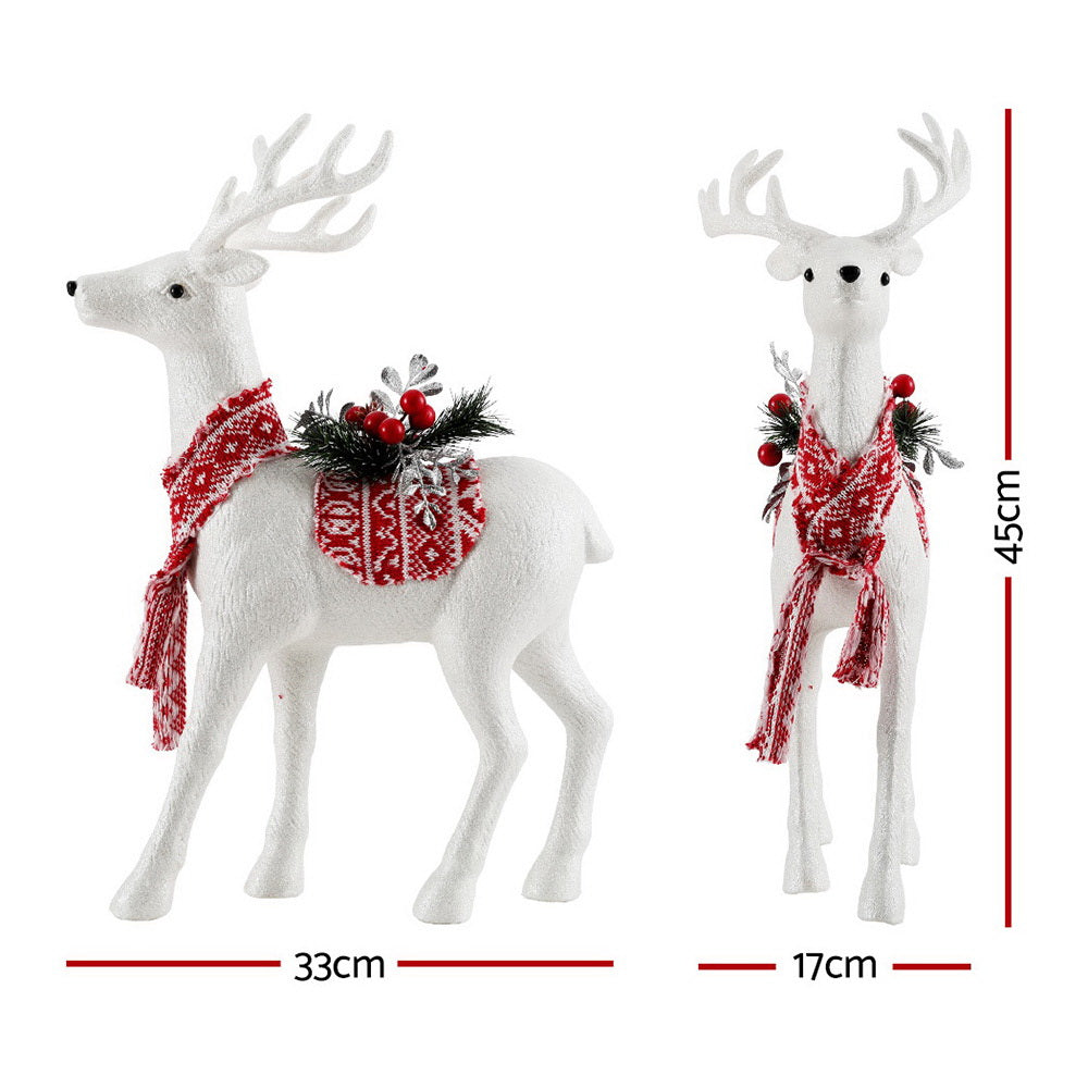jingle-jollys-christmas-reindeer-45cm-glitter-deer-ornaments-party-decorations www.mallsonline.com.au