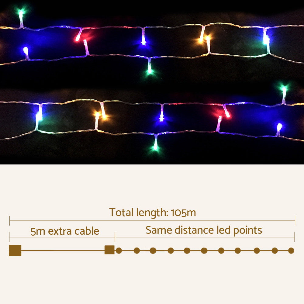 jingle-jollys-100m-christmas-lights-string-light-500-led-colourful www.mallsonline.com.au