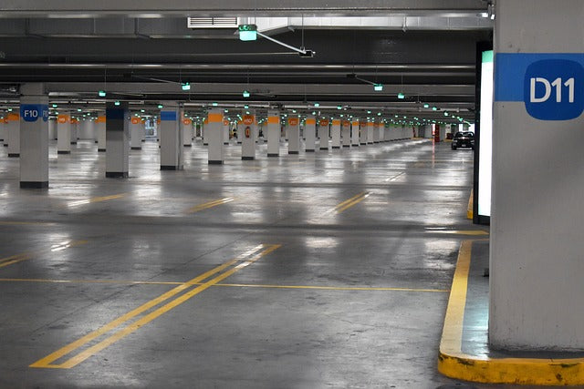 Empty carpark at www.mallsonline.com.au