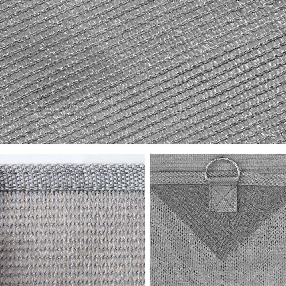 grey-caravan-privacy-screen-1-95-x-2-2m-end-wall-side-sun-shade-roll-out-awning www.mallsonline.com.au