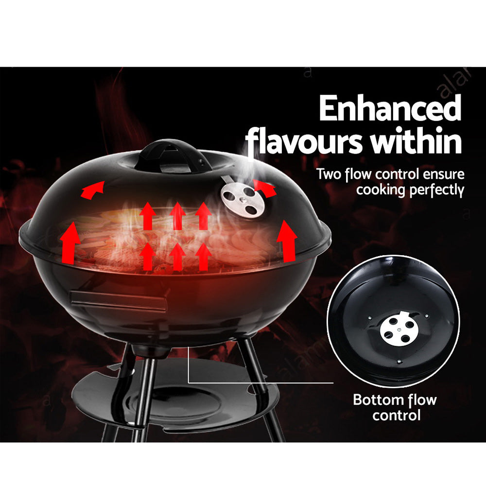 grillz-charcoal-bbq-smoker-drill-outdoor-camping-patio-barbeque-steel-oven at www.mallsonline.com.au