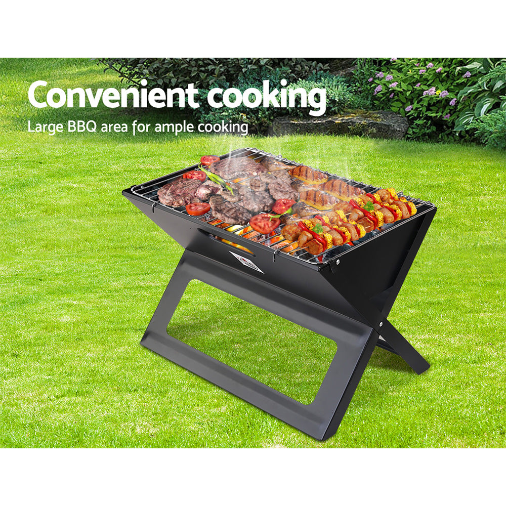 grillz-notebook-portable-charcoal-bbq-grill at www.mallsonline.com.au