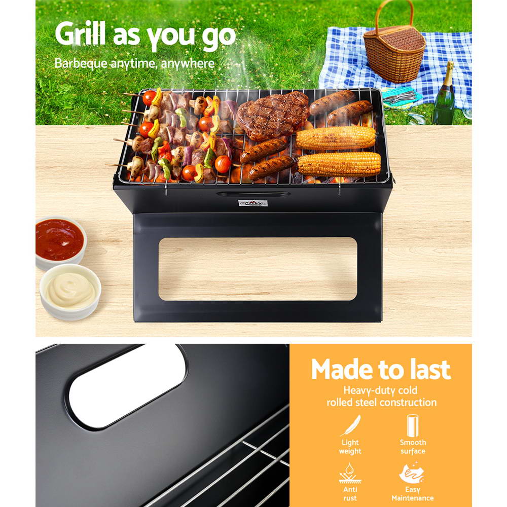 grillz-notebook-portable-charcoal-bbq-grill at www.mallsonline.com.au