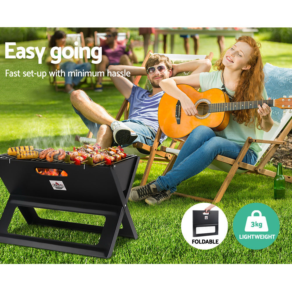 grillz-notebook-portable-charcoal-bbq-grill at www.mallsonline.com.au