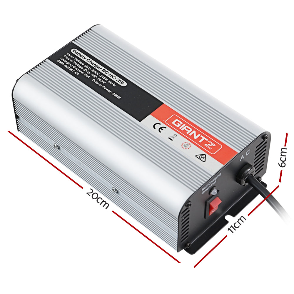 giantz-12v-car-battery-charger-inverter-20-amp-atv-4wd-boat-caravan-motorcycle at www.mallsonline.com.au