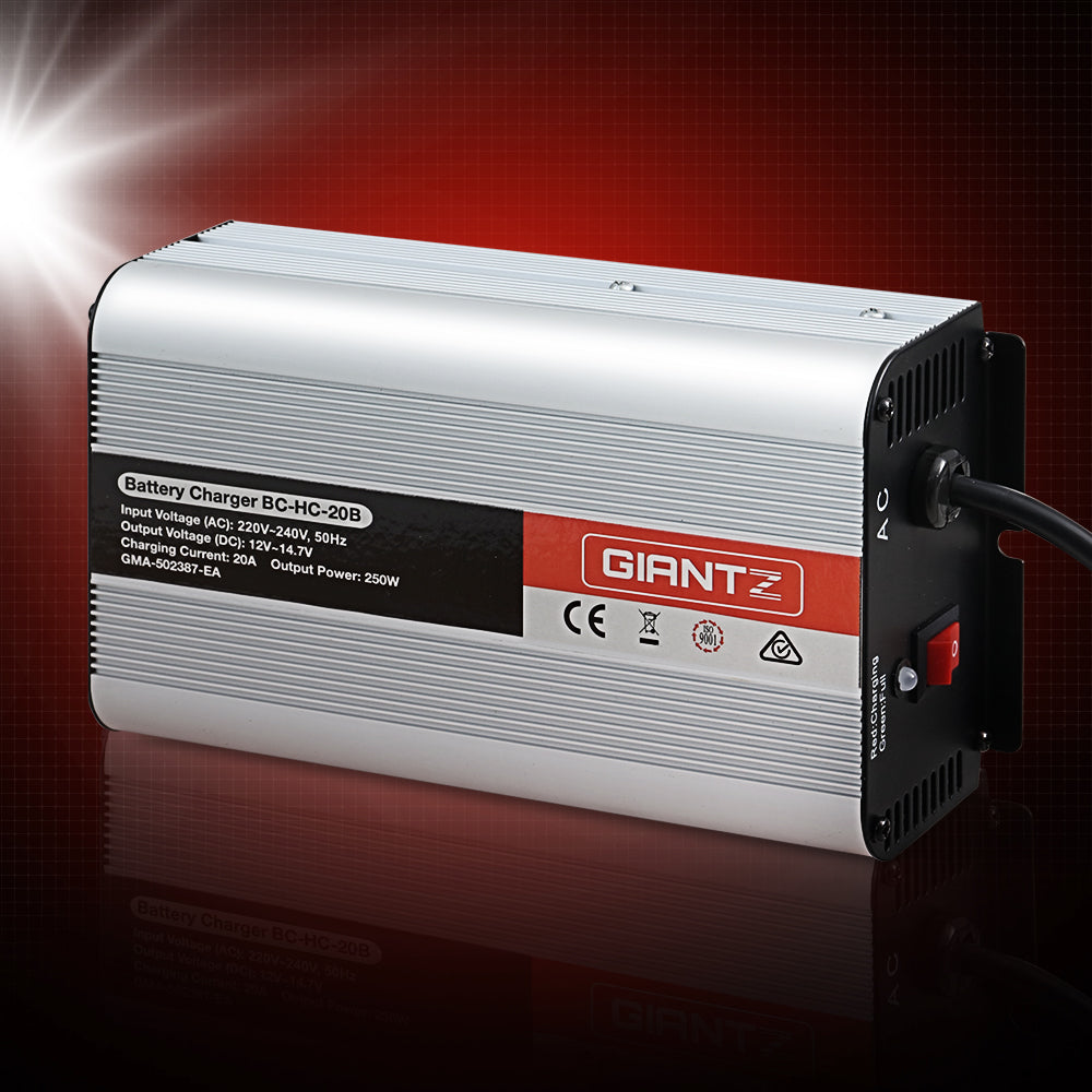giantz-12v-car-battery-charger-inverter-20-amp-atv-4wd-boat-caravan-motorcycle at www.mallsonline.com.au