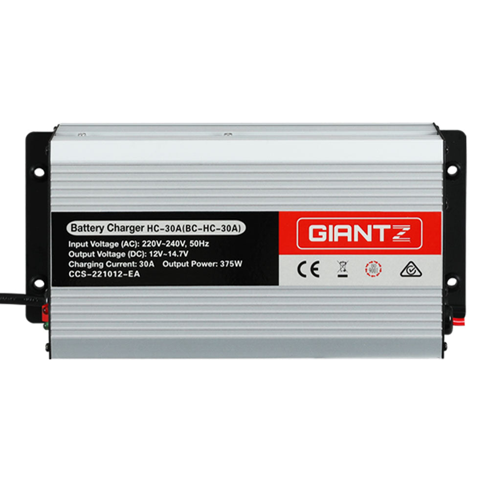 giantz-12v-30a-car-battery-charger-30amp-atv-4wd-boat-caravan at www.mallsonline.com.au