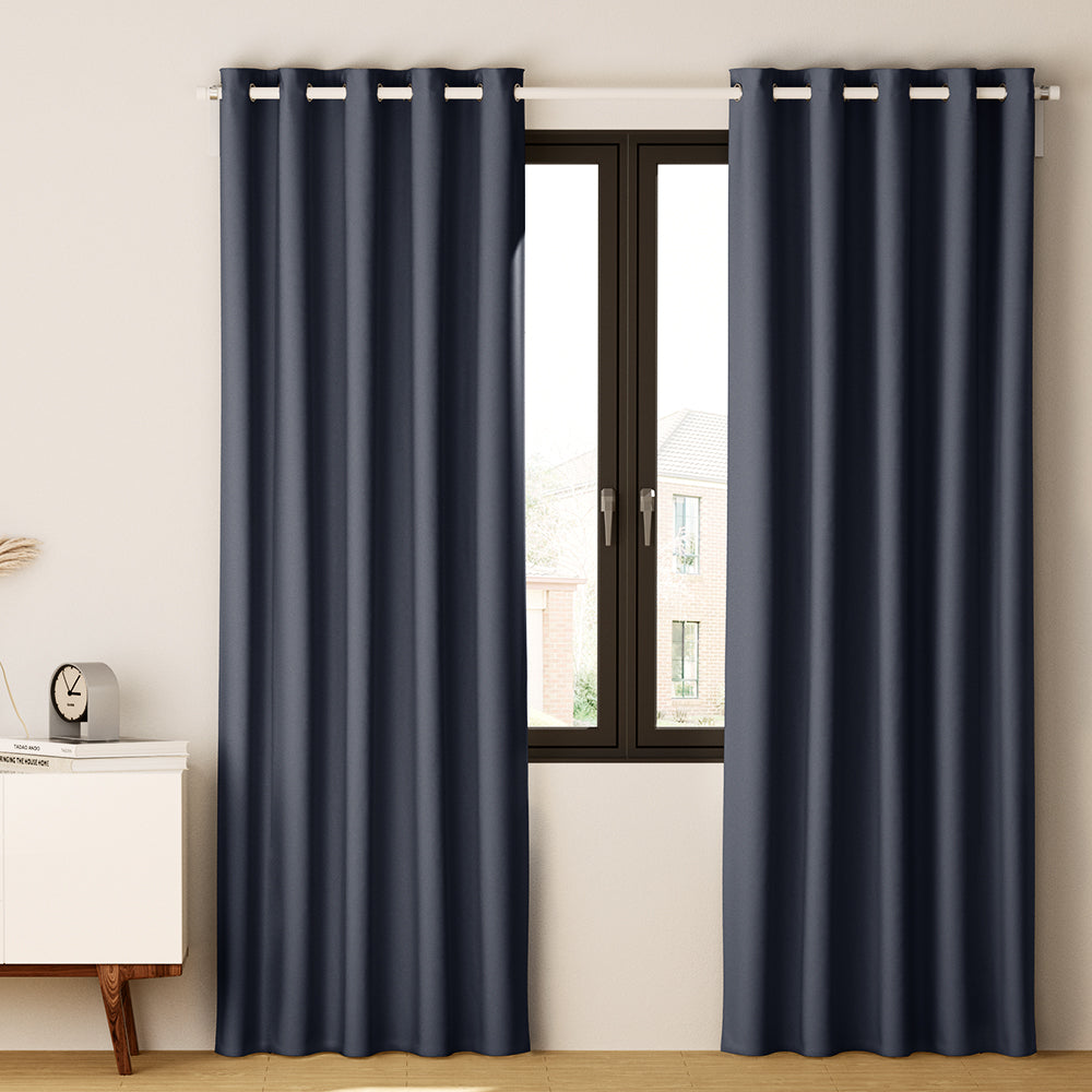 artiss-2x-blockout-curtains-blackout-window-curtain-eyelet-140x230cm-charcoal at www.mallsonline.com.au