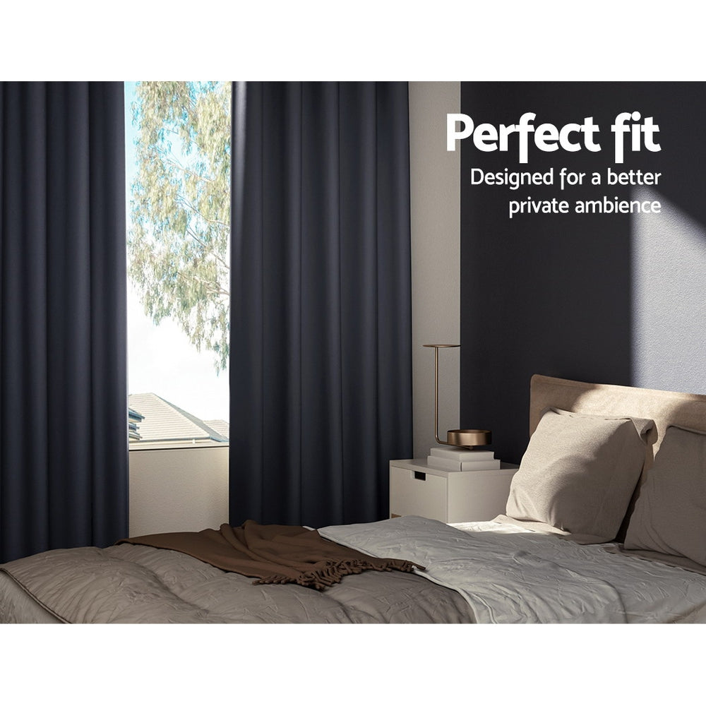 artiss-2x-blockout-curtains-blackout-window-curtain-eyelet-180x213cm-charcoal at www.mallsonline.com.au