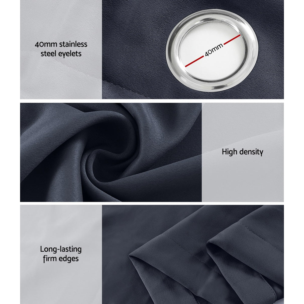 artiss-2x-blockout-curtains-blackout-window-curtain-eyelet-180x213cm-charcoal at www.mallsonline.com.au