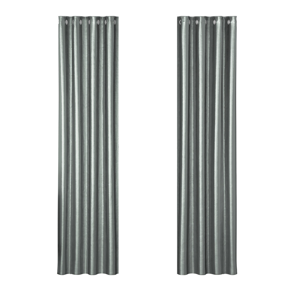 artiss-2x-blockout-curtains-blackout-window-curtain-eyelet-140x230cm-grey-1 www.mallsonline.com.au
