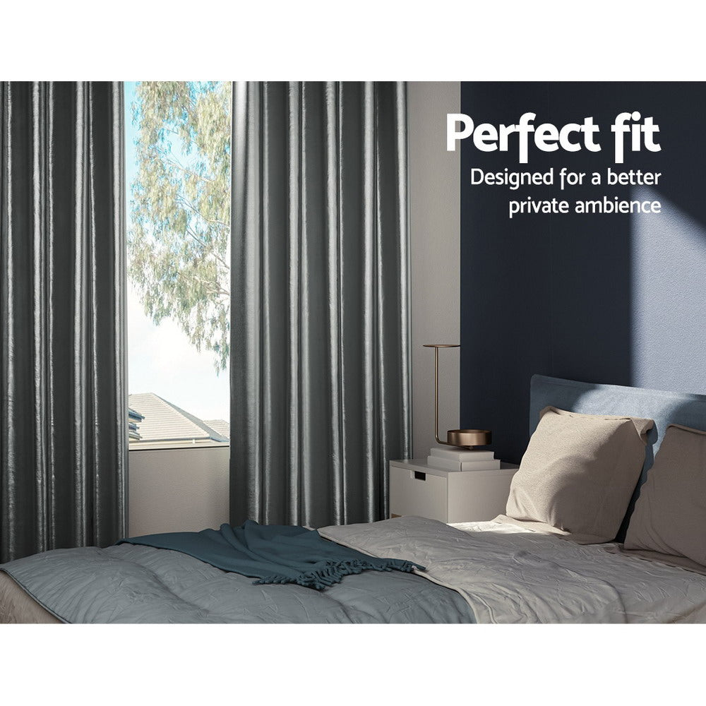 artiss-2x-blockout-curtains-blackout-window-curtain-eyelet-140x230cm-grey-1 www.mallsonline.com.au
