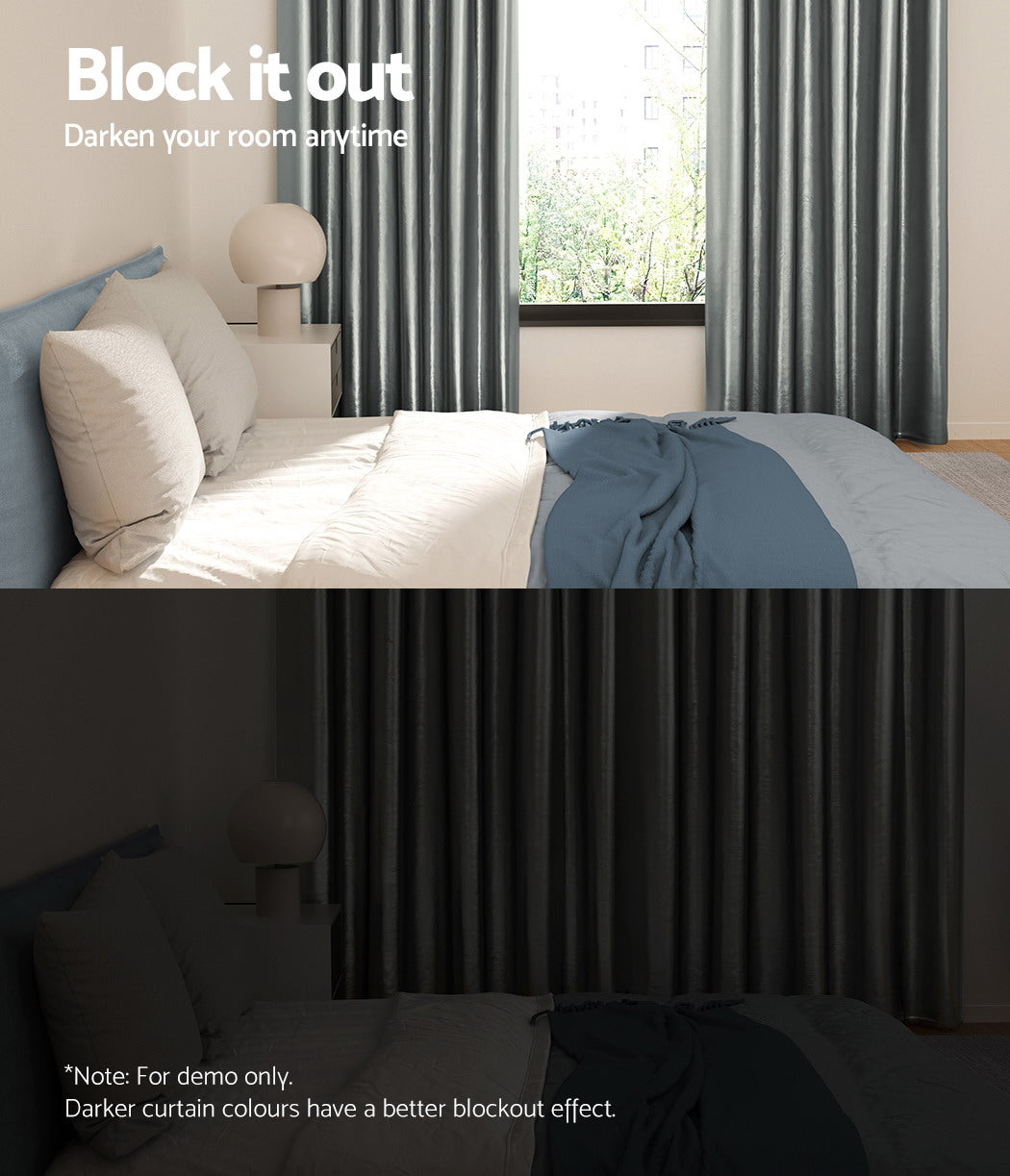 artiss-2x-blockout-curtains-blackout-window-curtain-eyelet-140x230cm-grey-1 www.mallsonline.com.au
