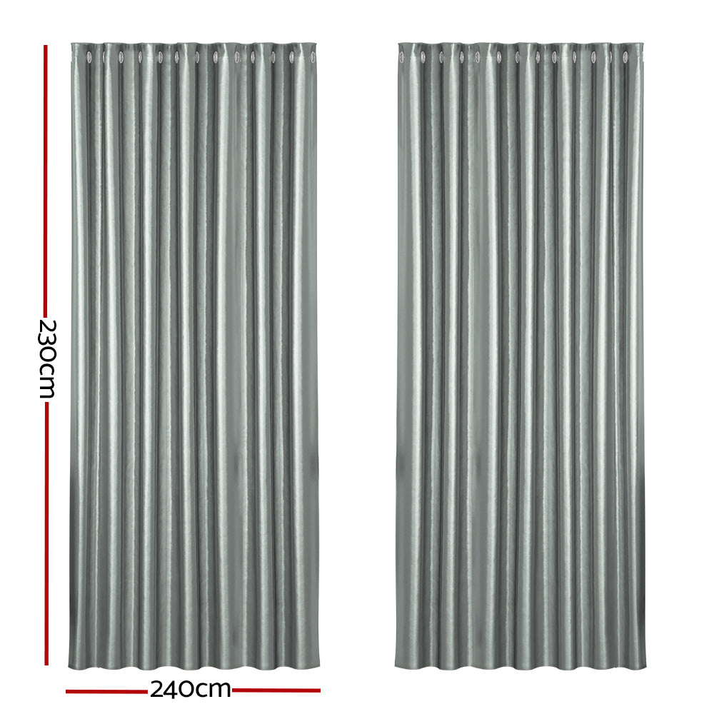 artiss-2x-blockout-curtains-blackout-window-curtain-eyelet-240x230cm-grey-1 www.mallsonline.com.au