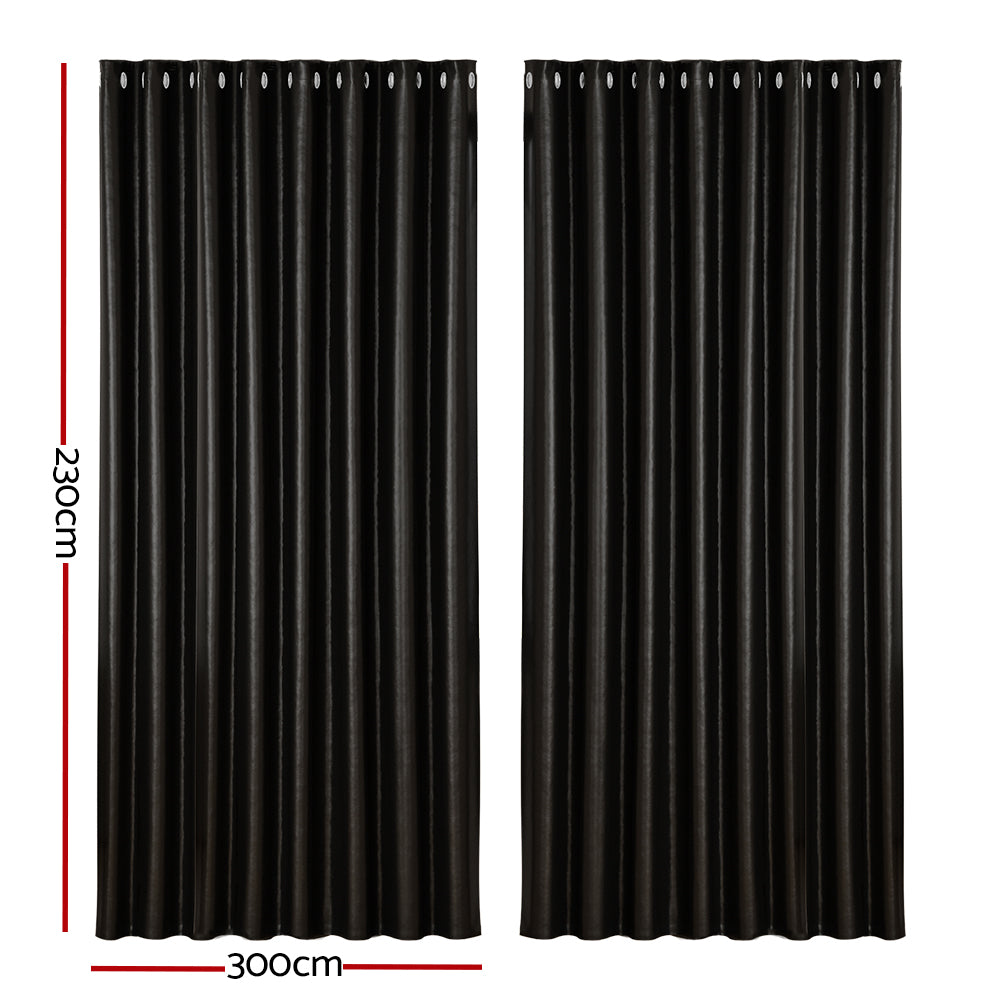 artiss-2x-blockout-curtains-blackout-window-curtain-eyelet-300x230cm-black-1 www.mallsonline.com.au