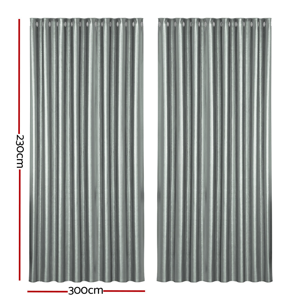 artiss-2x-blockout-curtains-blackout-window-curtain-eyelet-300x230cm-grey-1 www.mallsonline.com.au